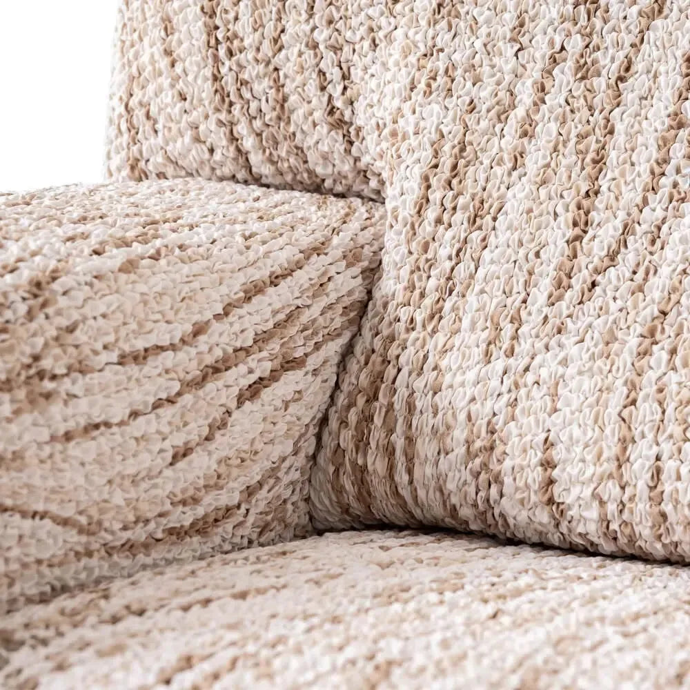 Universo Beige Chaise Lounge Slipcover, Microfibra Printed Collection