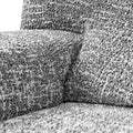 Graffio Grey Chaise Lounge Slipcover, Microfibra Printed Collection