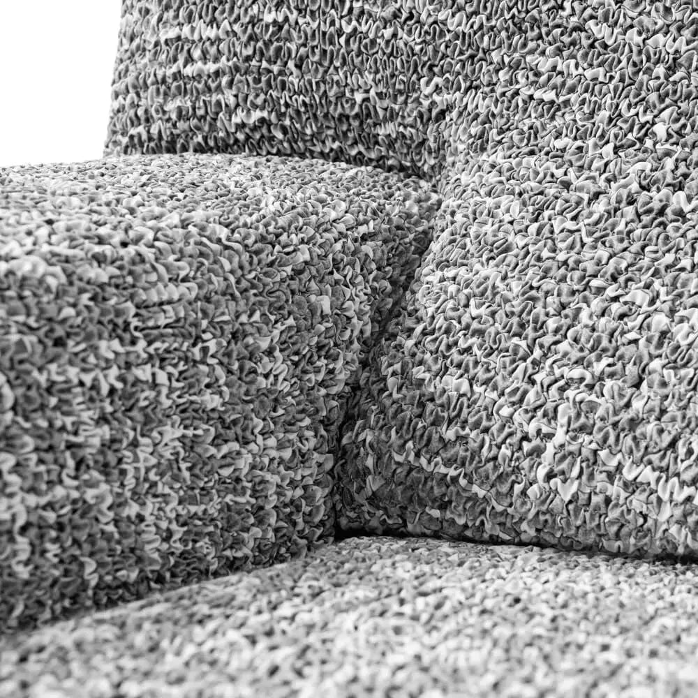Graffio Grey Chaise Lounge Slipcover, Microfibra Printed Collection
