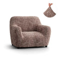 Graffio Taupe Armchair Slipcover, Microfibra Printed Collection