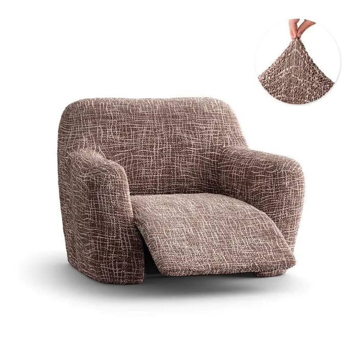 Reclining Armchair Slipcover, Microfibra Printed Collection