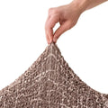 Graffio Taupe Chaise Lounge Slipcover, Microfibra Printed Collection