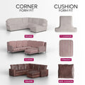 Mango U-Shaped Sofa Slipcover (Right Chaise), Microfibra Collection