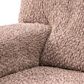 Bronze Reclining Armchair Slipcover, Velvet Collection