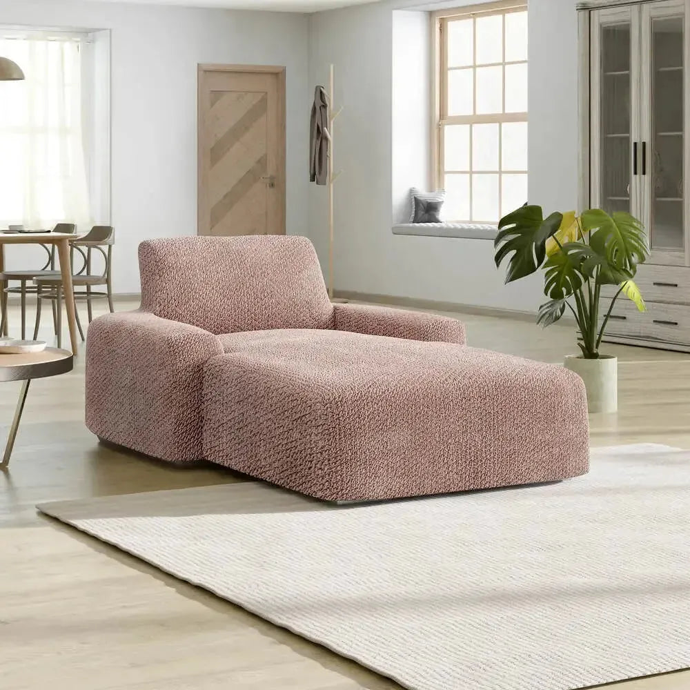 Bronze Chaise Lounge Slipcover, Velvet Collection