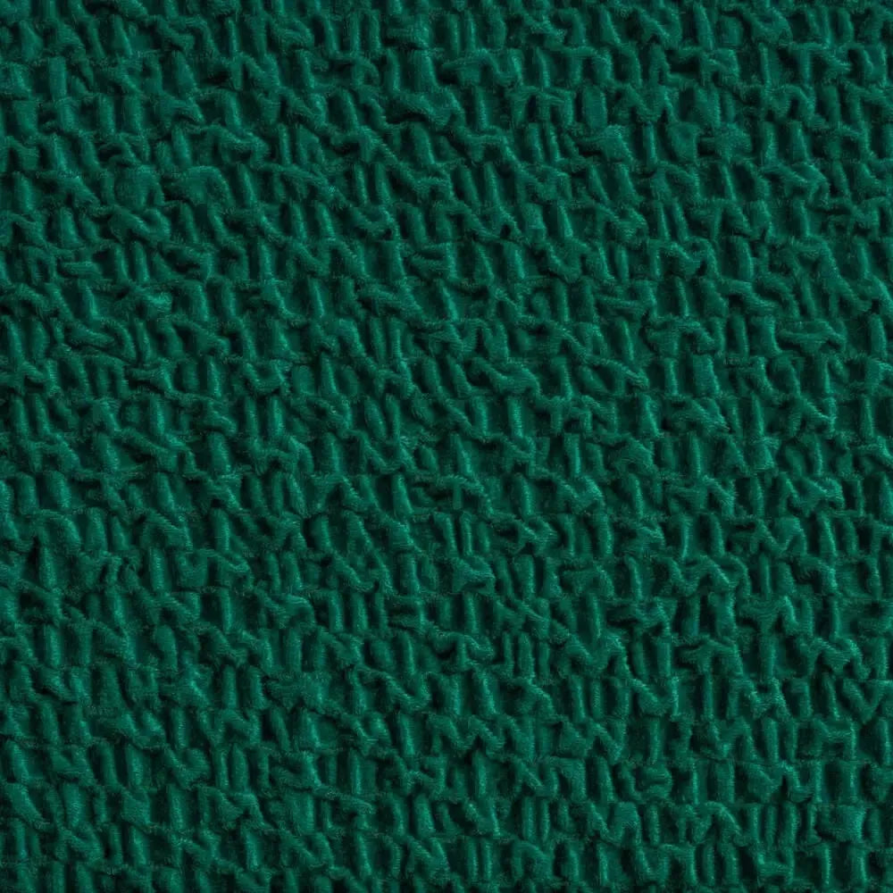 Emerald Green 2 Seater Recliner Slipcover, Velvet Collection
