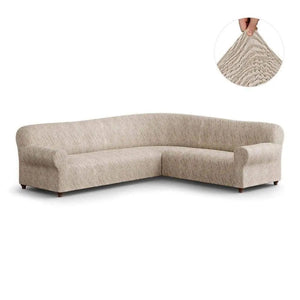Corner Sectional Slipcover, Jacquard 3D Collection