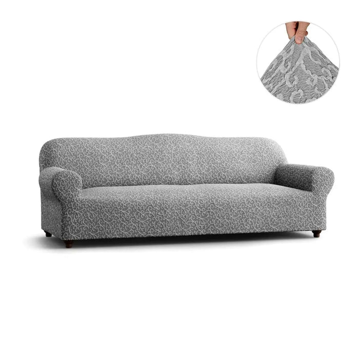 Sofa 4 Seater Slipcover, Jacquard 3D Collection