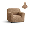 Tan Armchair Slipcover, Microfibra Collection