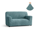 Teal Loveseat 2 Seater Slipcover, Microfibra Collection