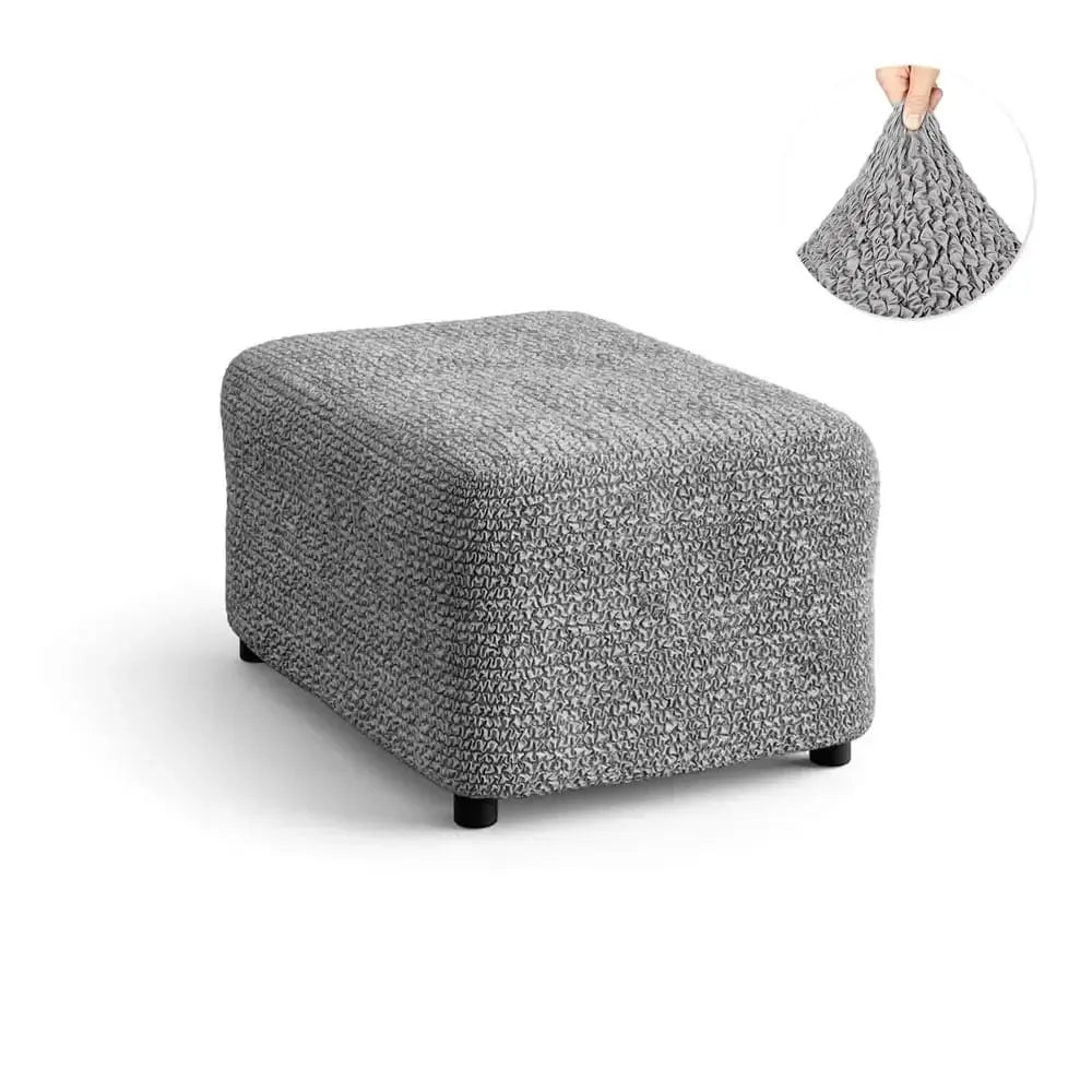 Ash Ottoman Slipcover (Medium), Microfibra Collection