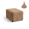 Tan Ottoman Slipcover (Medium), Microfibra Collection