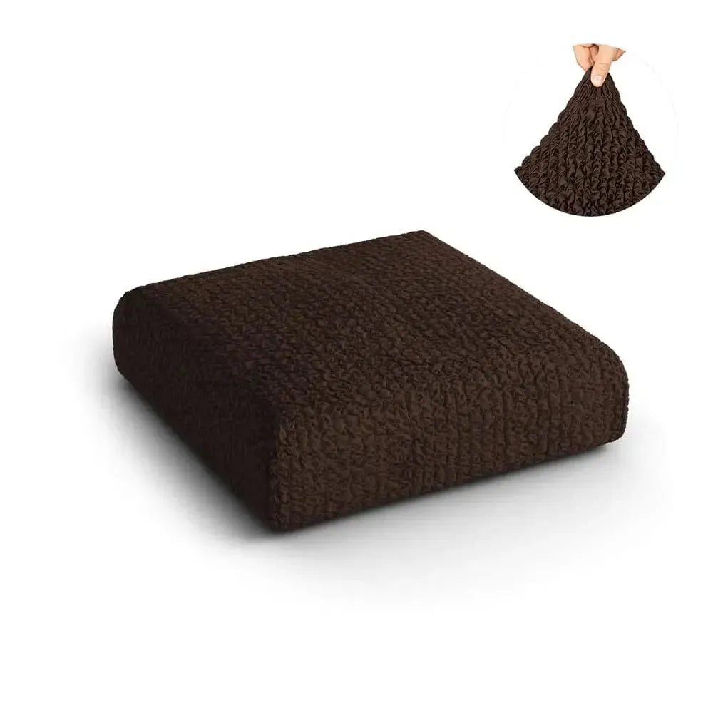 Dark Brown Back Cushion Cover, Microfibra Collection