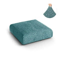 Teal Seat Cushion Cover, Microfibra Collection