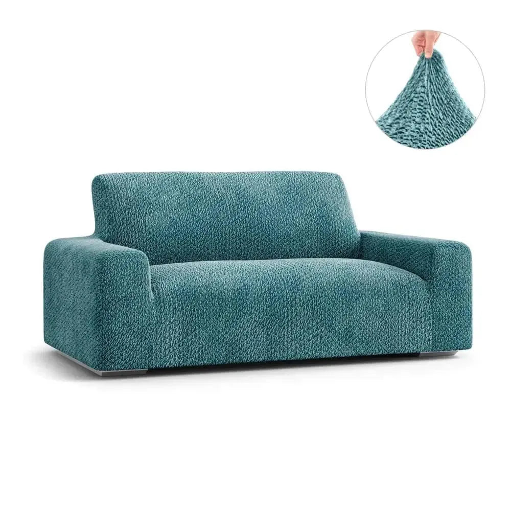 Teal Loveseat 2 Seater Slipcover, Velvet Collection